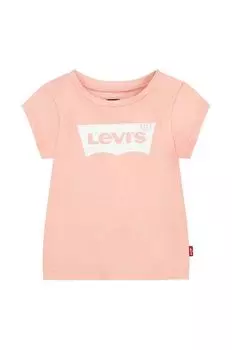 Детская футболка Levi's, розовый