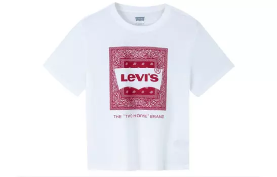 Детская футболка Levis, цвет bright white