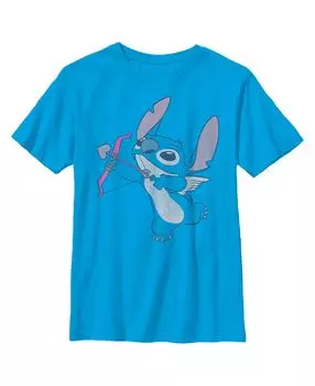 Детская футболка Lilo & Stitch Cupid Stitch со стрелками в виде сердечек для мальчиков Disney