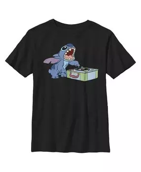 Детская футболка Lilo & Stitch Record Scratch DJ для мальчиков Disney