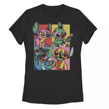 Детская футболка Lilo & Stitch с графическим рисунком в стиле гранж-стич Licensed Character