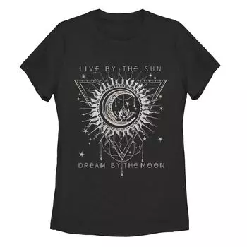 Детская футболка Live By The Sun Dream By The Moon с рисунком в стиле бохо