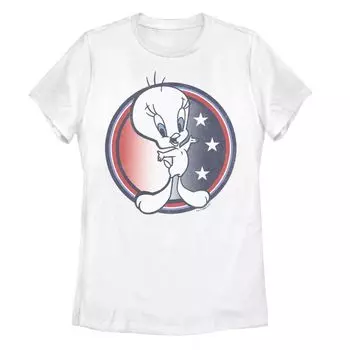 Детская футболка Looney Tunes Tweety Bird Fourth Of июле Americana Circle Licensed Character