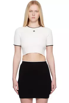 Детская футболка Ma baby Amiri, цвет ivory