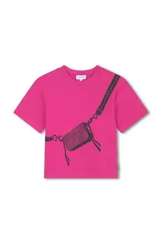 Детская футболка Марка Джейкобса Marc Jacobs, розовый