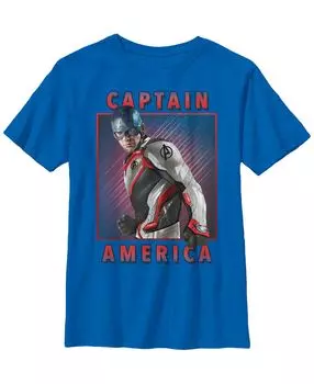 Детская футболка Marvel Avengers: Endgame Captain Streak Frame для мальчиков Fifth Sun