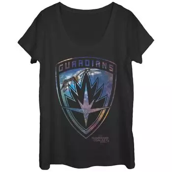 Детская футболка Marvel Guardians of the Galaxy 2 Milano Shield с круглым вырезом Licensed Character