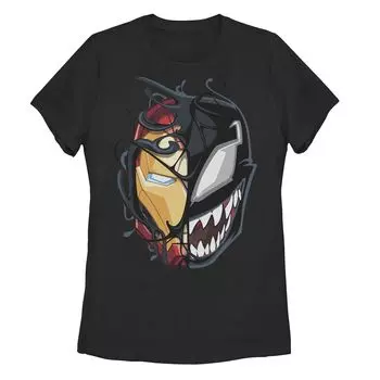 Детская футболка Marvel Iron Man Venom с разрезом на лице Marvel