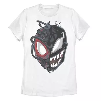 Детская футболка Marvel Spider-Man Venom Miles с разрезом на лице Marvel