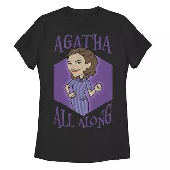 Детская футболка Marvel WandaVision Agatha с портретным рисунком Licensed Character