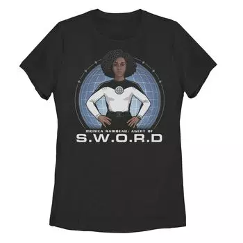 Детская футболка Marvel WandaVision Monica Rambeau Hero Shot Licensed Character