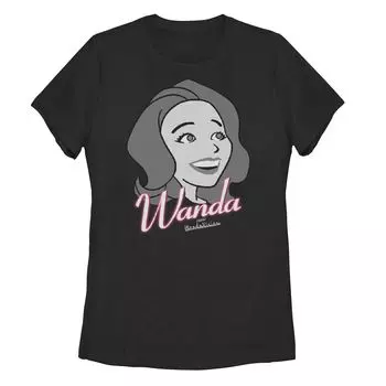 Детская футболка Marvel WandaVision Wanda Retro с большим лицом Licensed Character