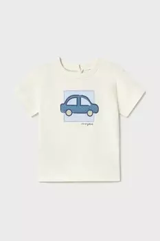 Детская футболка Mayoral, бежевый