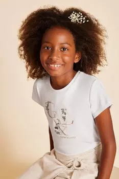 Детская футболка Mayoral, бежевый