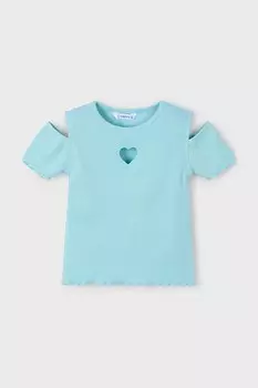 Детская футболка Mayoral, бирюзовый