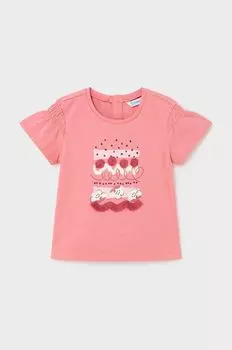 Детская футболка Mayoral, розовый