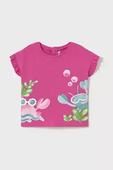 Детская футболка Mayoral, розовый