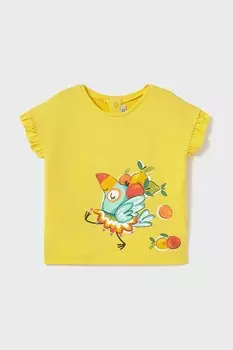 Детская футболка Mayoral, желтый