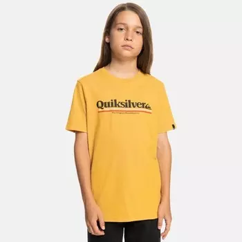 Детская футболка между строк Quiksilver, желтый