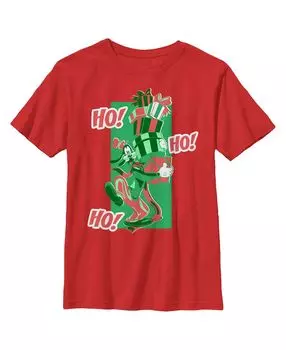 Детская футболка «Микки и друзья» для мальчиков «Рождественский Гуфи Хо Хо Хо Хо» Disney