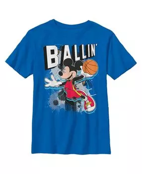 Детская футболка «Микки и друзья Микки Маус Ballin'» для мальчиков Disney