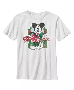 Детская футболка «Микки и друзья: Рождество Oh Boy It's the Holidays» для мальчиков Disney