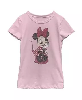 Детская футболка «Микки и друзья» в горошек для девочек «Минни» Disney