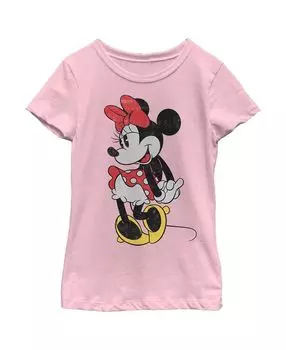 Детская футболка «Микки и друзья» в стиле ретро с Минни для девочек Disney