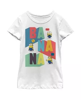 Детская футболка «Миньоны девочек: Восстание Грю Ба-На-На» NBC Universal