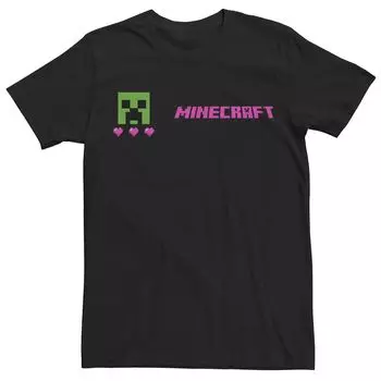 Детская футболка Minecraft Creeper Little Hearts Licensed Character