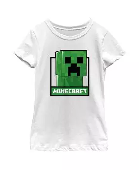 Детская футболка Minecraft Creeper в коробке для девочек Microsoft