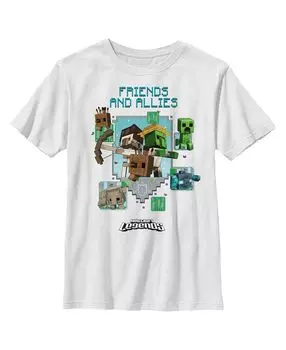 Детская футболка Minecraft Legends Friends and Allies для мальчика Microsoft