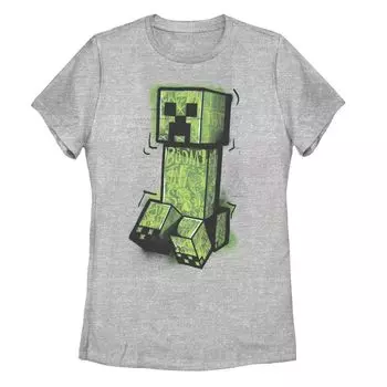 Детская футболка Minecraft Zombie Graffiti Creeper Licensed Character