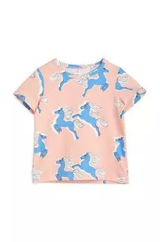 Детская футболка Mini Rodini, розовый