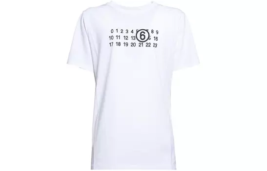 Детская футболка Mm6 Maison Margiela, белый