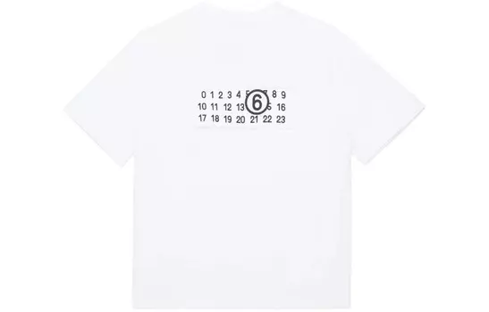 Детская футболка Mm6 Maison Margiela, белый