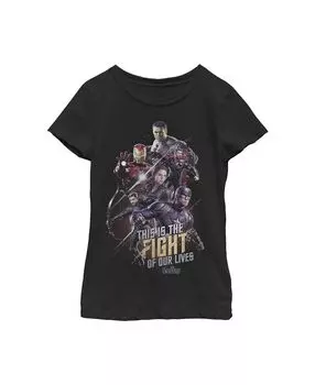 Детская футболка «Мстители для девочек: Финал, битва нашей жизни» Marvel