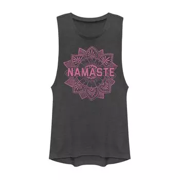 Детская футболка Namaste Paisey Henna Flower в винтажном стиле с рисунком в стиле бохо и мускулистыми мышцами