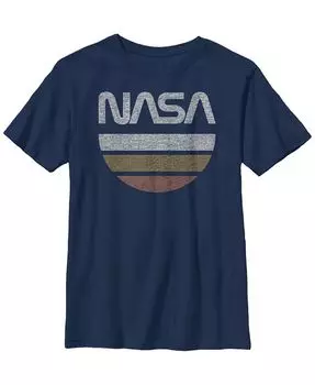 Детская футболка NASA Half Moon для мальчиков Fifth Sun, синий