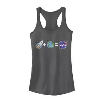 Детская футболка NASA Rocket Plus Earth соответствует майке NASA Emoji Licensed Character