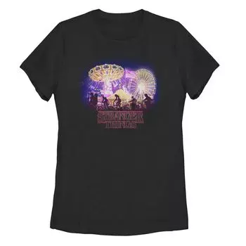 Детская футболка Netflix Stranger Things Carnival Silhouettes с логотипом и графическим рисунком Licensed Character