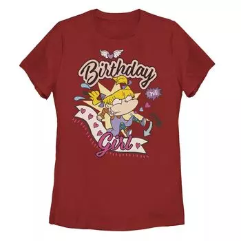 Детская футболка Nickelodeon Rugrats Angelica с баннером и портретом для именинницы Licensed Character