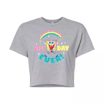 Детская футболка Nickelodeon SpongeBob SquarePants с рисунком Best Day Ever Licensed Character, серый
