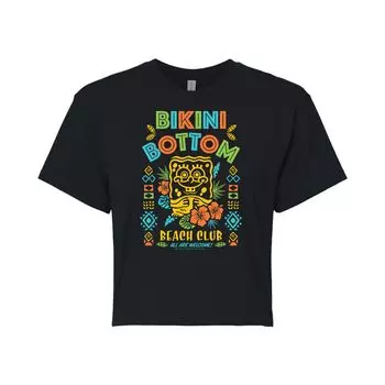 Детская футболка Nickelodeon SpongeBob SquarePants с рисунком внизу бикини Licensed Character