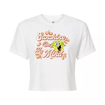 Детская футболка Nickelodeon SpongeBob SquarePants Sunshine с графическим рисунком Licensed Character, белый
