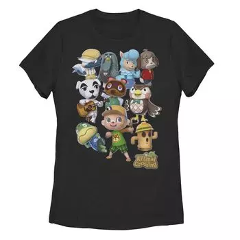 Детская футболка Nintendo Animal Crossing Villager Group Shot Licensed Character