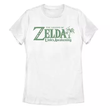 Детская футболка Nintendo Legend Of Zelda Links с рисунком Awakening Palm Tree Licensed Character