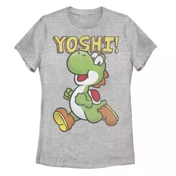 Детская футболка Nintendo Super Mario Yoshi Intro Jump с графическим рисунком Licensed Character