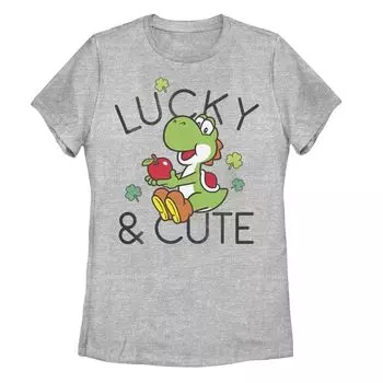 Детская футболка Nintendo Super Mario Yoshi Lucky & Cute Licensed Character