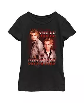 Детская футболка «Очень странные дела» для девочек «Стив, няня» Netflix